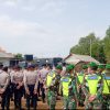 Kodim 0616 Indramayu Bersama Jajaran dan Polres Indramayu Pengamanan Eksekusi Tanah di Desa Cangkring