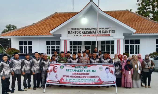 Forkopimcam Cantigi Menghadiri Pelepasan Kontingen Kafilah MTQ Kecamatan Cantigi