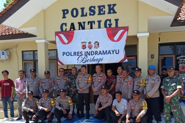 Forkopimcam Cantigi Sambut Baik Kunjungan Kapolres Indramayu di Mako Polsek Cantigi